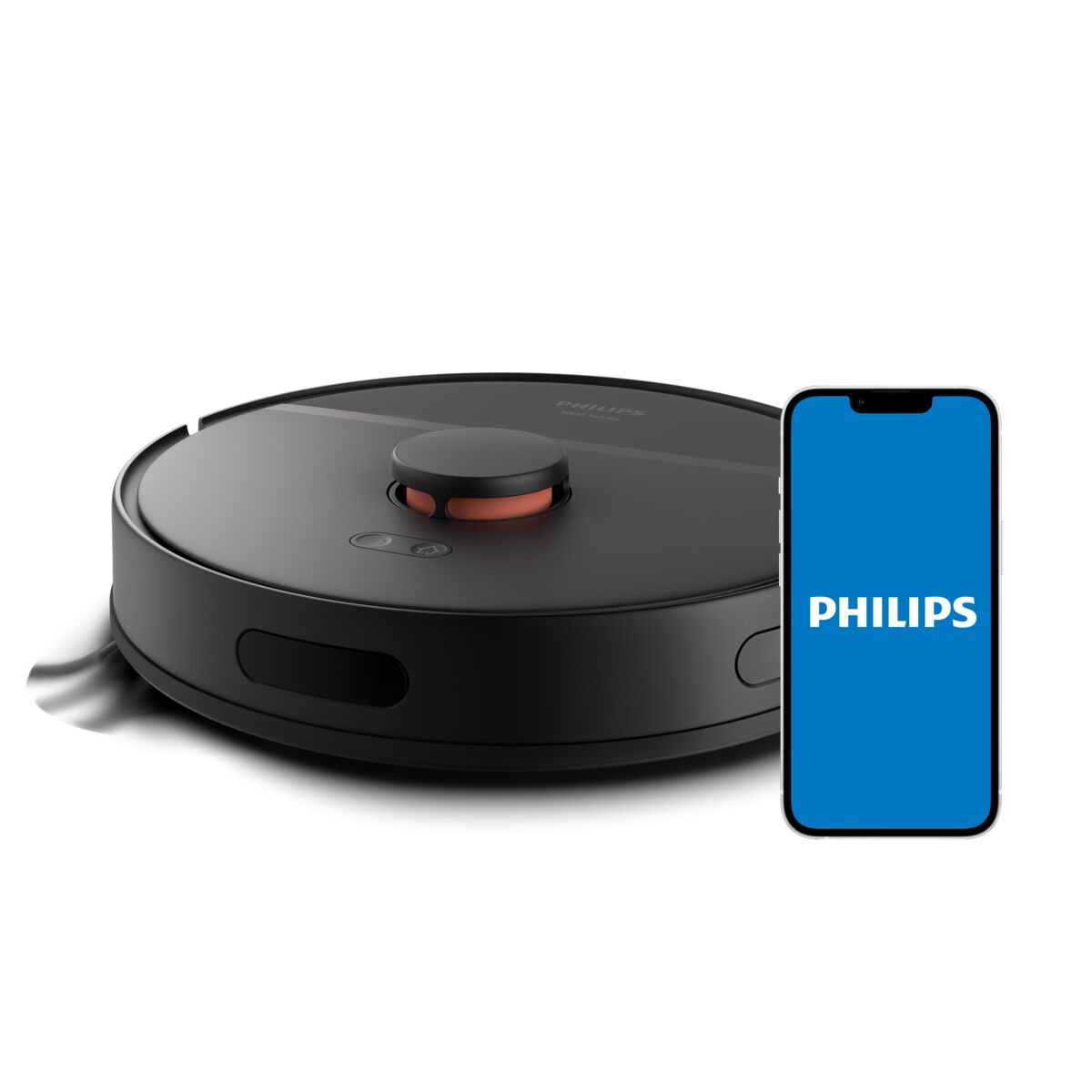 Philips HomeRun 3000 Series 4000Pa Aqua Vacuum and Mop Robot Black